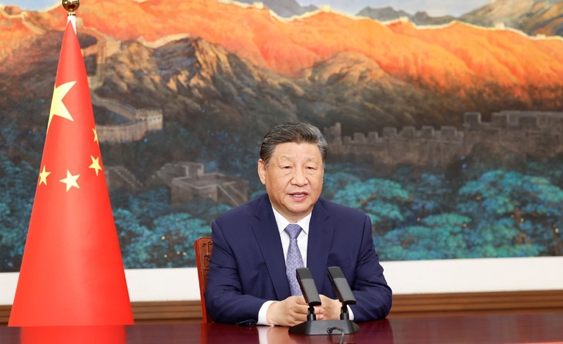 习近平向气候和公正转型领导人峰会发表致辞