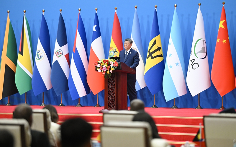 习近平出席中拉论坛第四届部长级会议开幕式并发表主旨讲话 习近平出席中拉论坛第四届部长级会议开幕式并发表主旨讲话