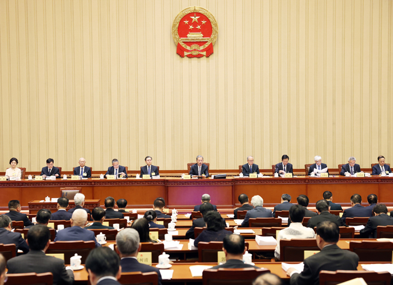 十四届全国人大常委会第二十二次会议在京举行 审议社会救助法草案、农业法修订草案等 赵乐际主持