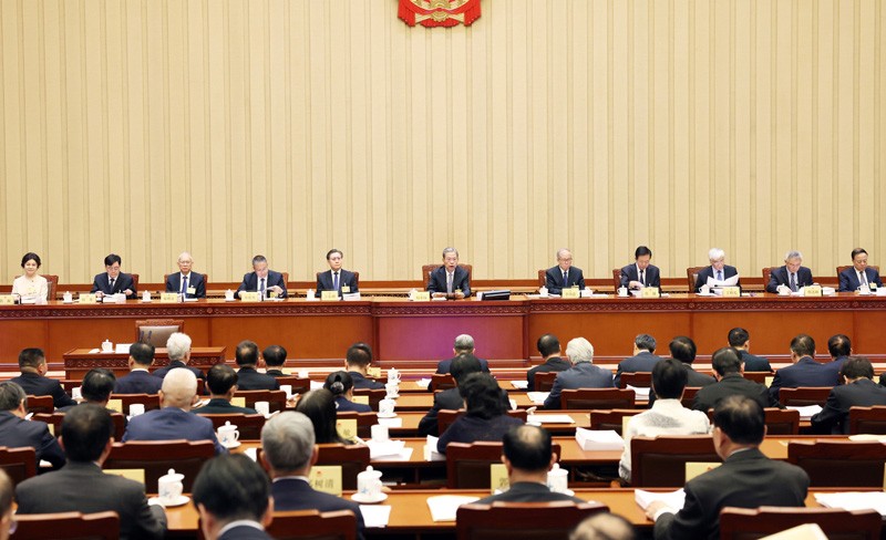 十四届全国人大常委会第二十二次会议在京举行 审议社会救助法草案、农业法修订草案等 赵乐际主持